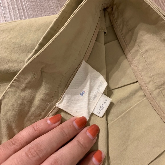 Band of Outsiders sz 4 khaki pleated mini skirt - Picture 4 of 4